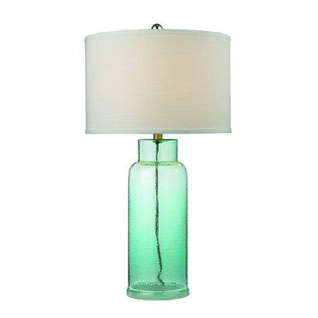 ELK HOME Glass Bottle 30'' High 1-Light Table Lamp - Seafoam Green D2622